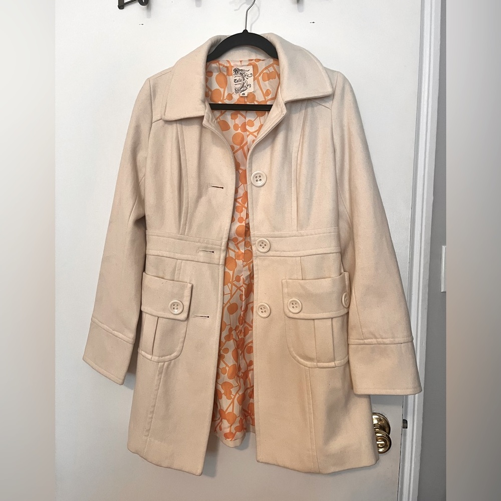 Cream color Winter Coat
